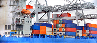 Container transportations in the mixed traffic